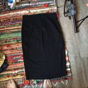 Black stretchy professional skirt